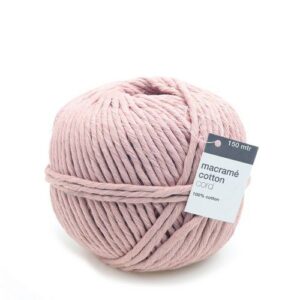 Vivant Macramé Katoenkoord 150m X 5mm Roze