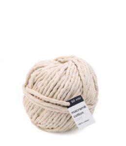 Vivant Macramé Katoenkoord 50m X 5mm Ecru
