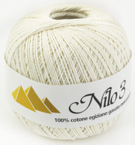 Haakgaren Nilo Nr.3 151 Milky White 100gr / 270mtr