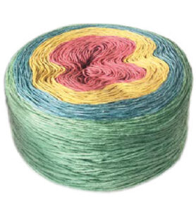 Magic Dream Yarn 200gr, Red/green/yellow/turquoise