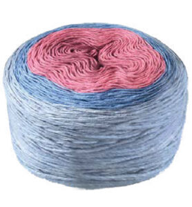 Magic Dream Yarn 200gr, Pink/red/light Blue/lila