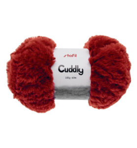 Cuddly Yarn, Red 100gr / 60mtr