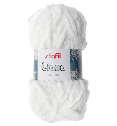 Liana Yarn, White 100gr / 65mtr