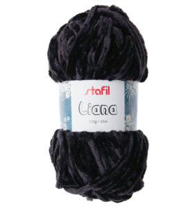 Liana Yarn, Black 100gr / 65mtr