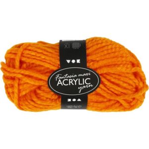 Fantasia Maxi Acrylgaren Neon Oranje 50 Gram 35 Meter