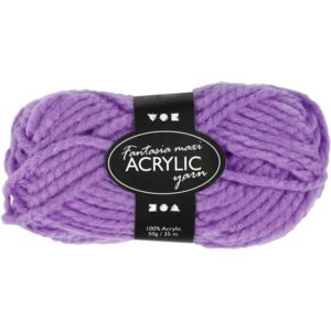 Fantasia Maxi Acrylgaren Paars 50 Gram 35 Meter
