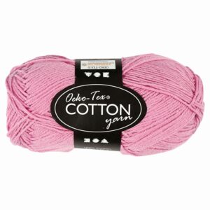 Katoen Garen Licht Roze 50 Gram 170 Meter