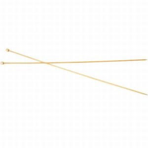 Breinaalden, Afm 2,5, L: 35 Cm, 1 Paar