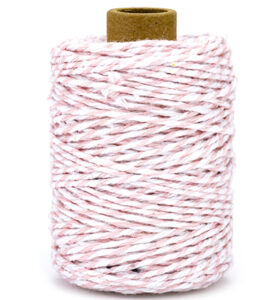 Vivant Cotton Twine Cord, Rose 50mtr X 2mm