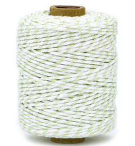 Vivant Cotton Twine Cord, Mint 50mtr X 2mm