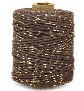 Vivant Katoen Koord Luxe Gold / Brown 50mtr X 2mm