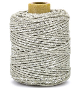 Vivant Katoen Koord Luxe Zilver / Grey 50mtr X 2mm
