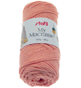 Stafil My Macrame Yarn, Peach 100gr / 90mtr.