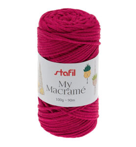 Stafil My Macrame Yarn, Pink 100gr / 90mtr.