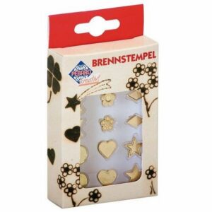 Pebaro Brandstempel Maan Bloem Ster