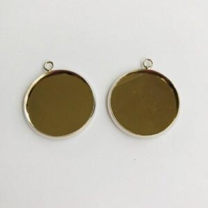 Hanger Met 1 Oog Rond 25mm Zetting (voor Epoxy) 2st