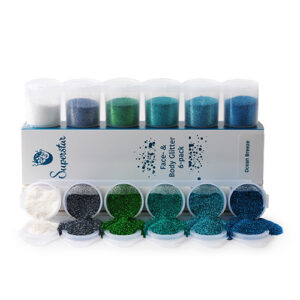 Ocean Breeze Glitter Mix Sixpack 90 Ml.