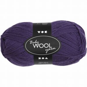 Baby Garen, Donkerpaars, L: 172 M, 50 Gr