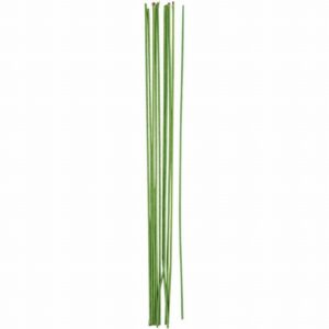 Bloemsteeldraad, L: 30 Cm, D 2 Mm, Groen 20 Stuks