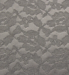 Stafil Faux Leather Fabric, 50x70cm, Lace, Platin