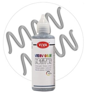 Viva Window Color Contour Contour Silber 90ml