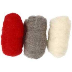 Gekaarde Wol Set 3x10gr Rustiek