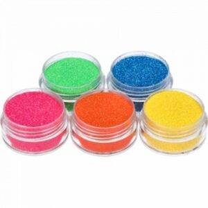 Superstar Fluorescent Glitter Set For Glitter Tattoo 5 X 5ml