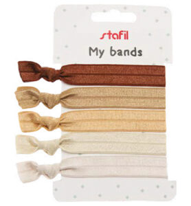 My Bands Elastisch Bruin Assorti