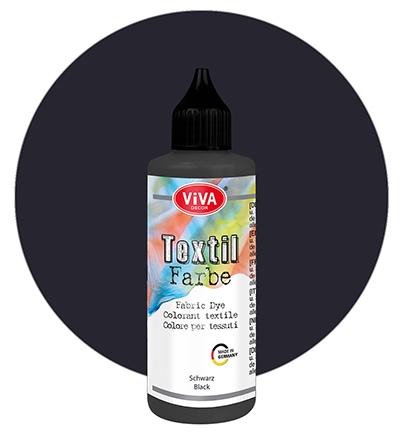 Viva Decor Textil Farbe Schwarz 90ml