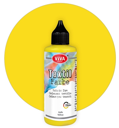 Viva Decor Textil Farbe Gelb 90ml