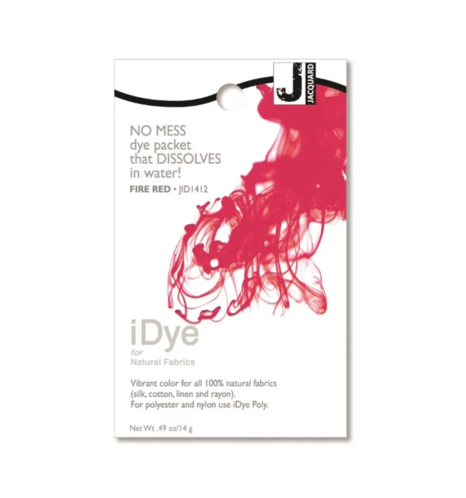 Jacquard Idye Natural 14 Gr Vuurrood