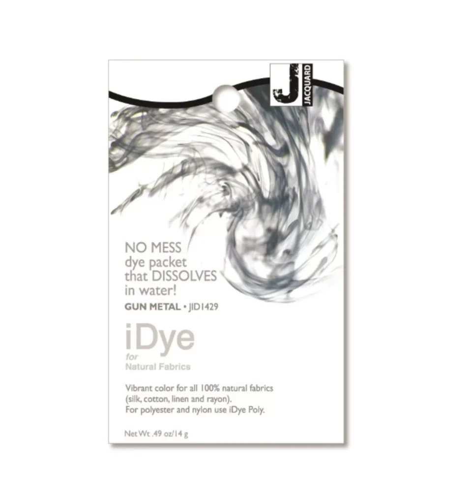 Jacquard Idye Natural 14 Gr Grijs
