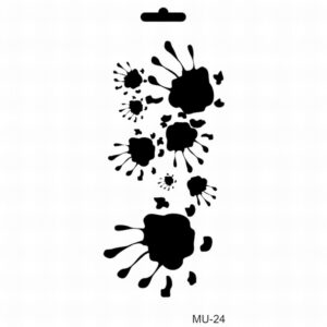 Cadence Mixed Media Stencil Mu24 10x25 Cm Inktspetters