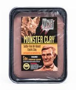 Monster Clay Hard Hardness Brown