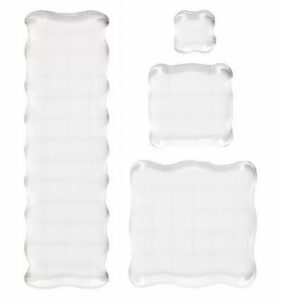 Stempelblok Acryl Blok Set Van 4 Stuks