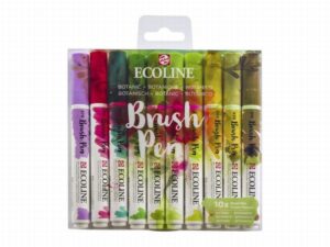 Ecoline Brushpen Set Botanisch 10 Stuks