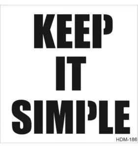 Cadence Home Deco Stencil Hdm 186 25x25 Cm Keep It Simple