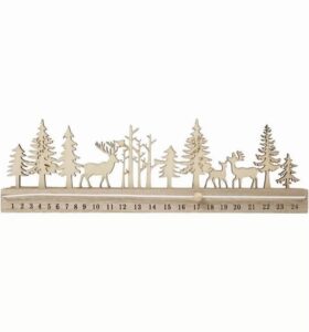 Houten Adventskalender 24x30x8 Cm