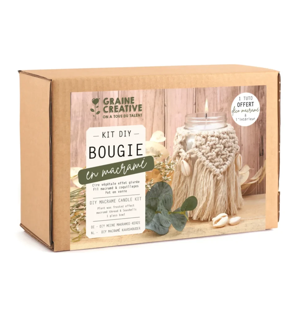 Graine Creative Plantaardige Kaarsen Maken Set Macramé Bohem