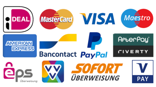 Logo van betaalmethoden