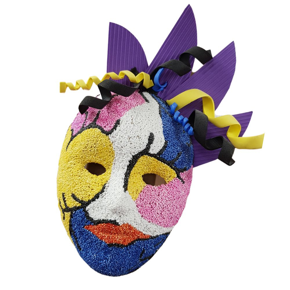 Masker met foam, foamclay en meer