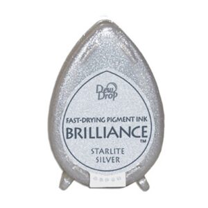 Brilliance Dew Drop Inktkussen Starlite Silver