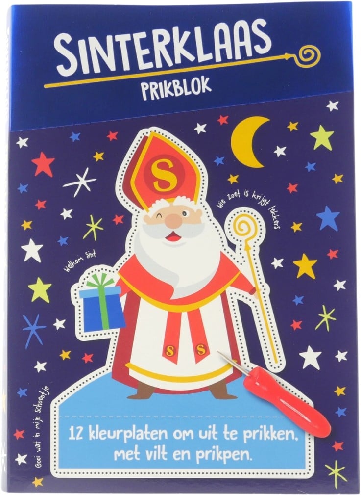 Sinterklaas Prikblok 15x21x1,5 Cm