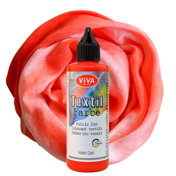 Viva Decor Textil Farbe Koraal 90ml