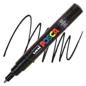 Posca 1MC Zwart