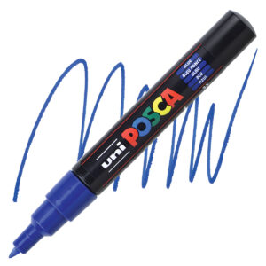 Posca 1mc Donker Blauw
