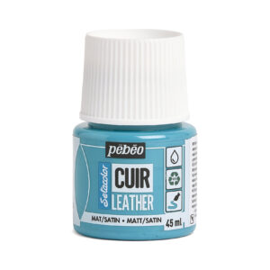 Pebeo Setacolor Leather Turquoise Blue 45 Ml
