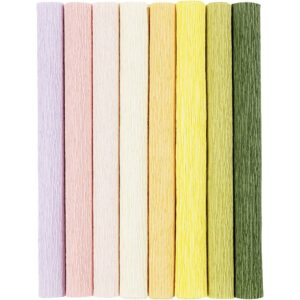 Crepepapier Pastel Tinten 8 Stuks 25x60 Cm