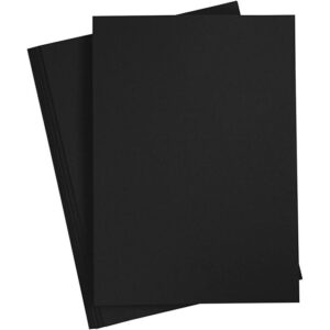Happy Moments A4 Papier - Zwart - 70 gram - 20 vel