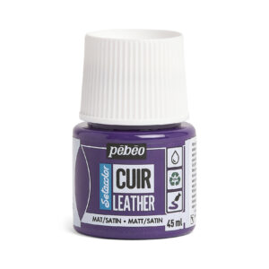 Pebeo Setacolor Leather - Aubergine Violet - 45 ml